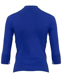 Stretch Cotton Zip Cardi