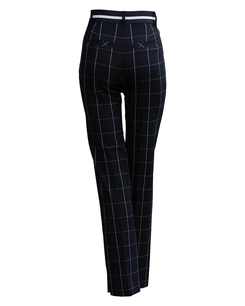 Stretchy Plaid Pants