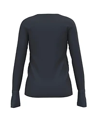 V-Neck Button Detail Top