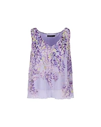 Marc Cain Wisteria Floral Sleevelss Top