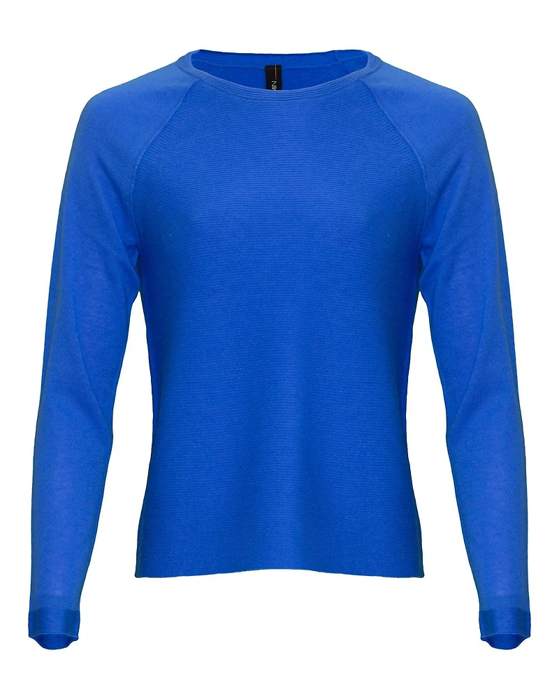 Wool Blend Round Neck Pullover