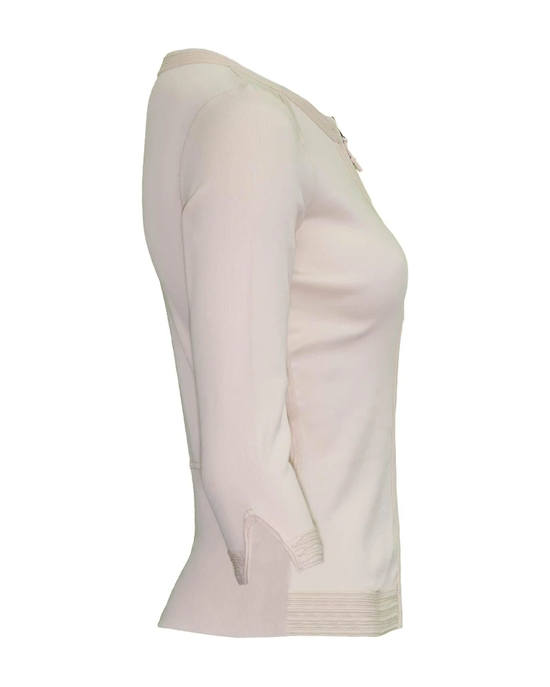 Zip Cardigan Rose Powder
