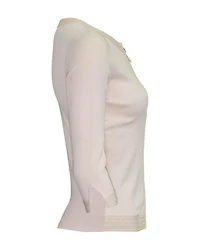 Zip Cardigan Rose Powder