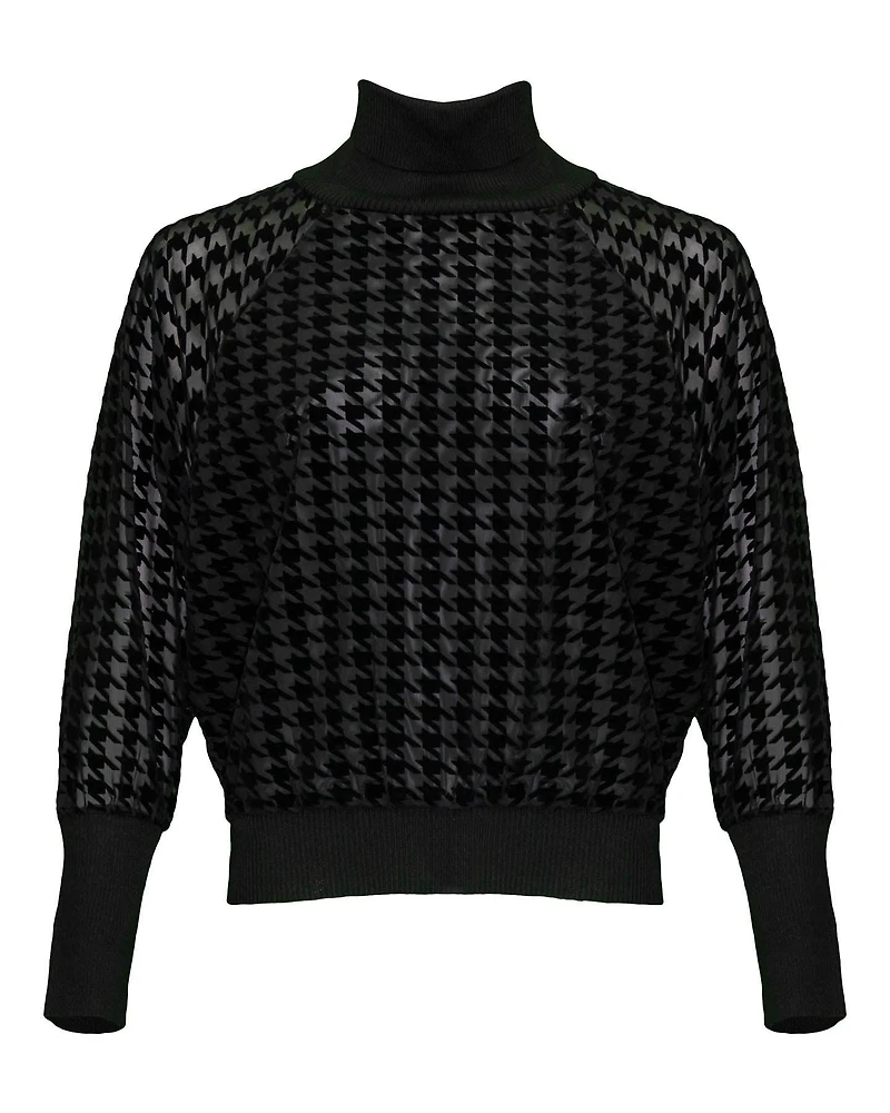 Richard Houndstooth Turtleneck