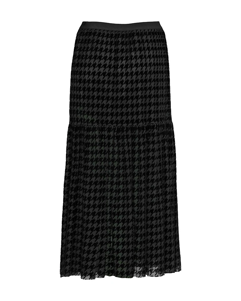 Verdun Houndstooth Skirt