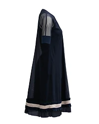 Fanel V-neck Mesh Dress