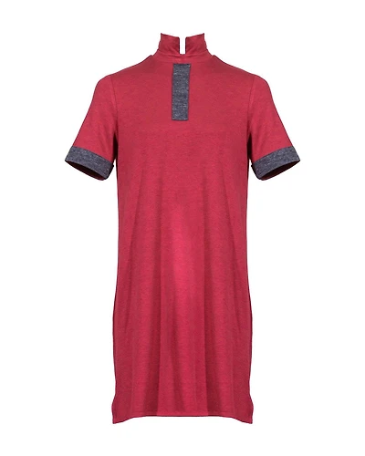 High Crew Neck T-Shirt Dress