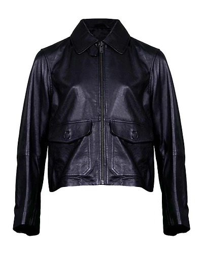 Max Mara Aller Leather Jacket