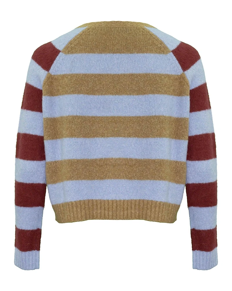 Geo Rugby Stripe Pullover