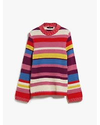 Max Mara Kabir Cotton Knit Stripe Pullover