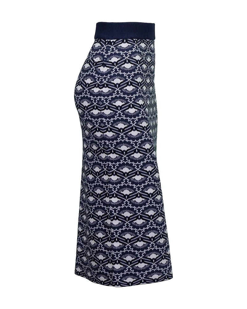 Magma Knit Print Skirt