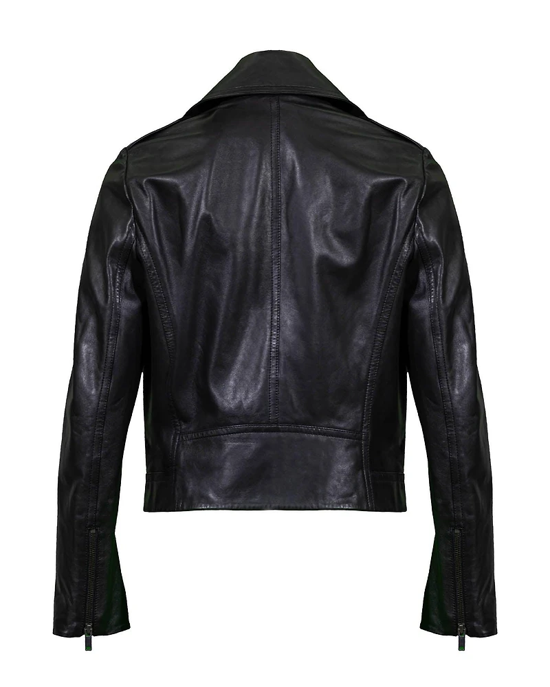Mania Leather Moto Jacket