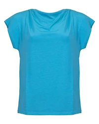 Multid Drape Neck T-Shirt