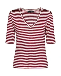 Naro Half Sleeve Striped Tee