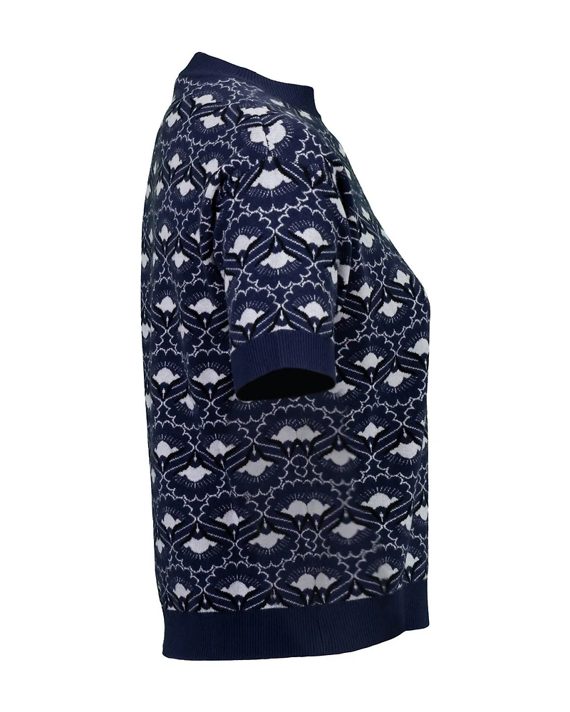 Vand Knit Print Pullover