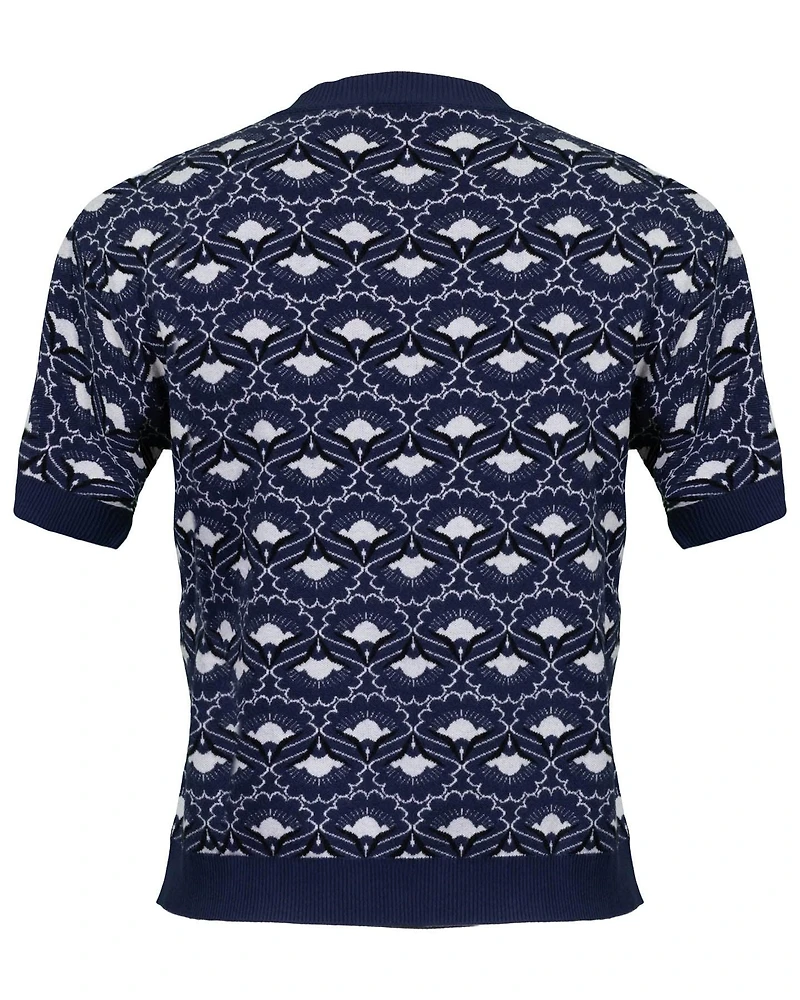 Vand Knit Print Pullover