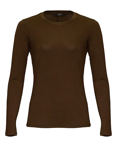Viscose Jersey T-Shirt Hazelnut