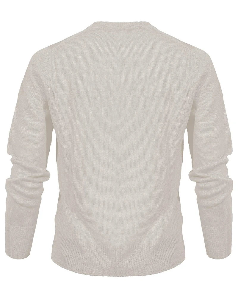 Volpino Linen Pullover Ecru