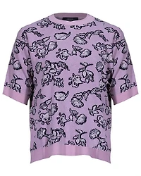Max Mara Zufolo Floral Knit Top