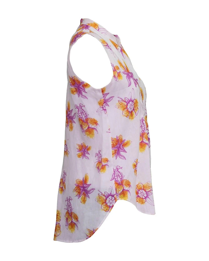 Floral Print Sleeveless Tank