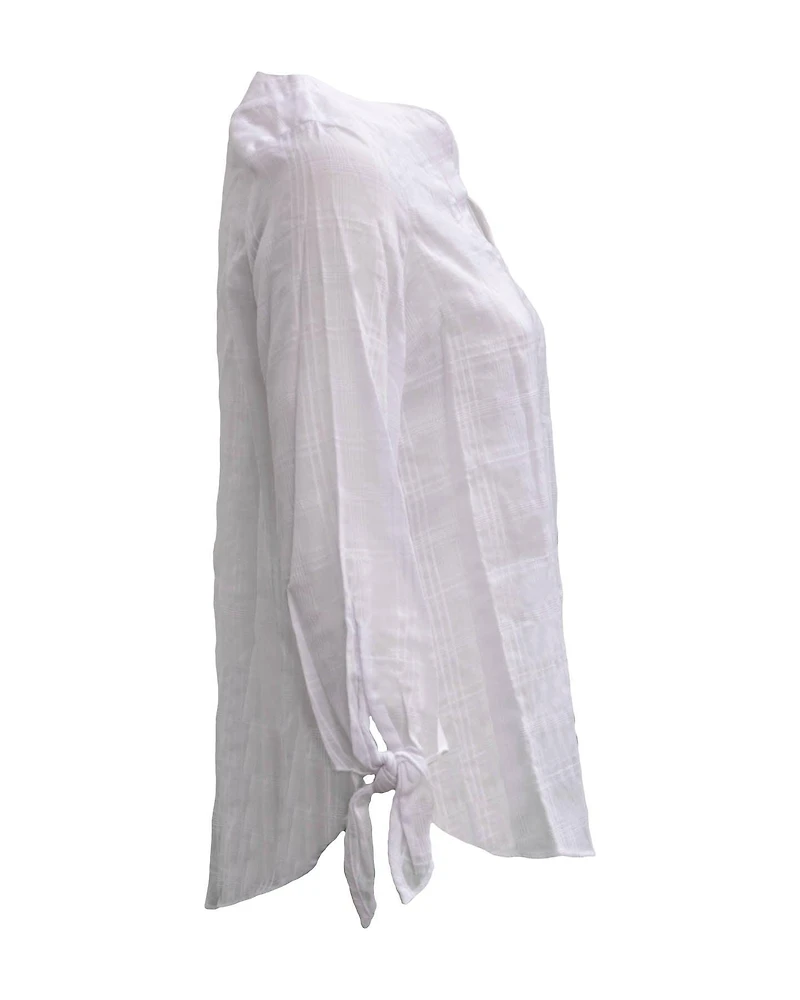 Cotton Tie Sleeve Top