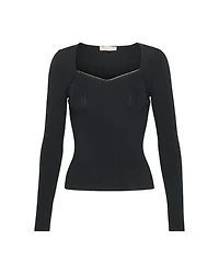 Gem Trim Bustier Top