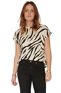 MKT Studio Texel Zebra Print Tee