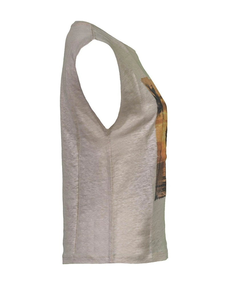 Sunset Linen Tee