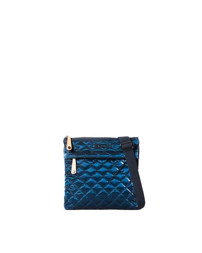 Midnight Liquid Metro Flat Crossbody Bag