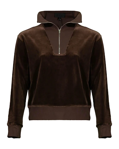 Nili Lotan Bentley Velour Sweatshirt