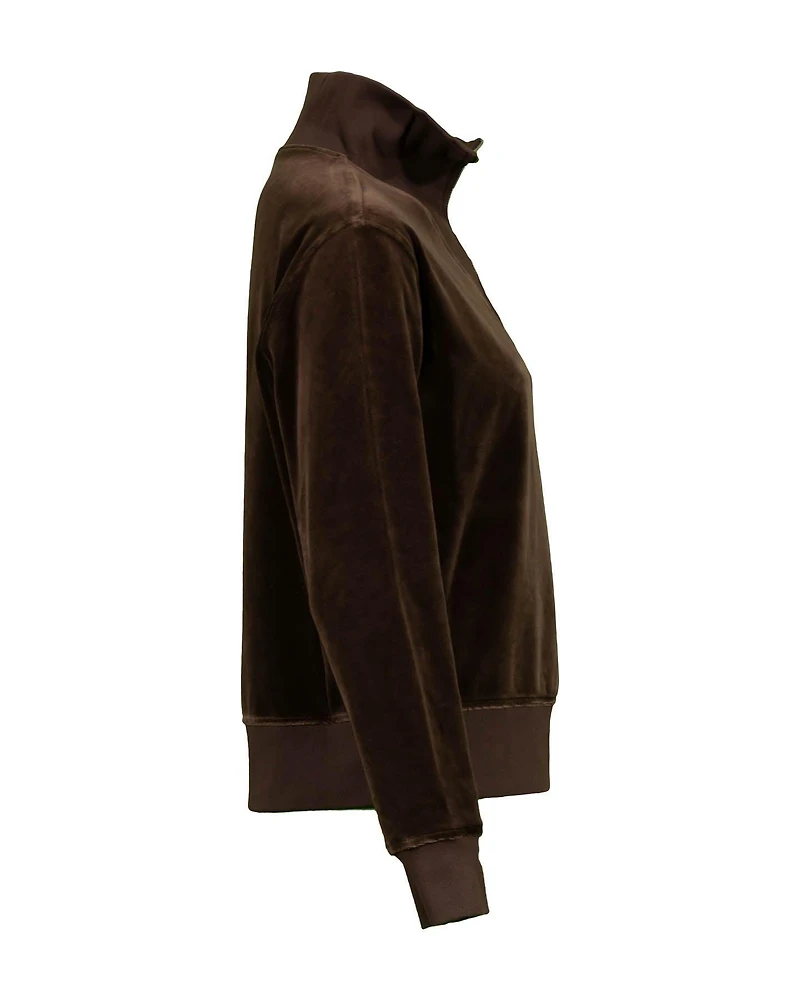 Nili Lotan Bentley Velour Sweatshirt