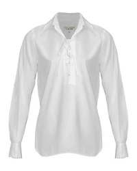 Nili Lotan Lace Up Top