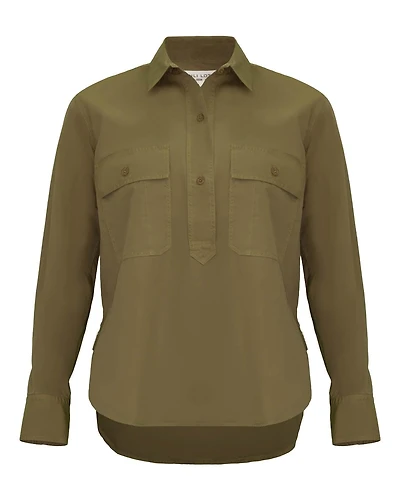 Shae Shirt Moss Green