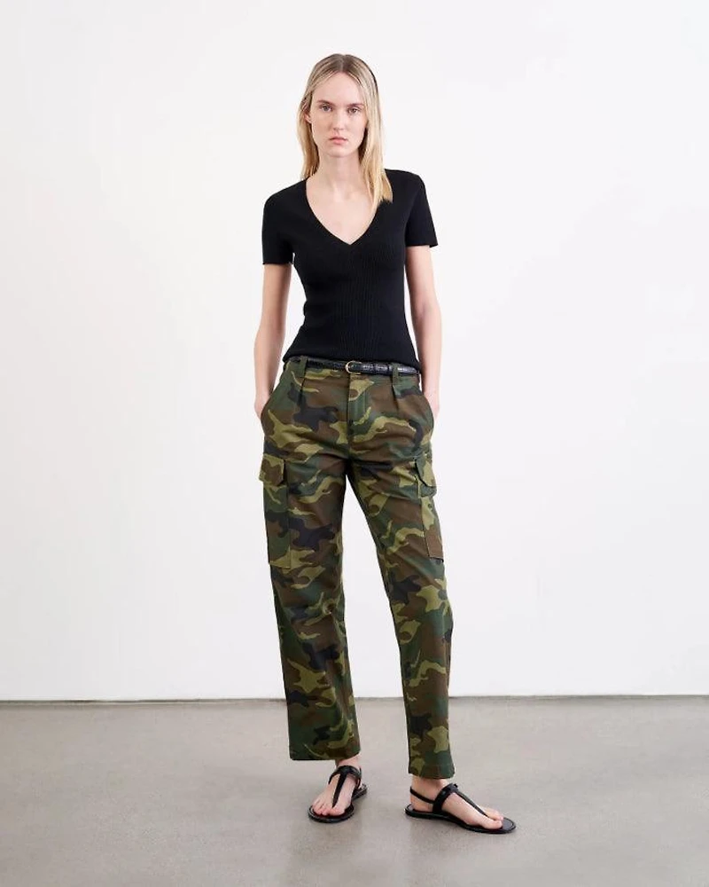Nili Lotan Yannic Camo Cargo Pant