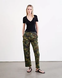 Nili Lotan Yannic Camo Cargo Pant