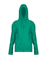 Norma Kamali Boyfriend Hooded Sweatshirt Mint