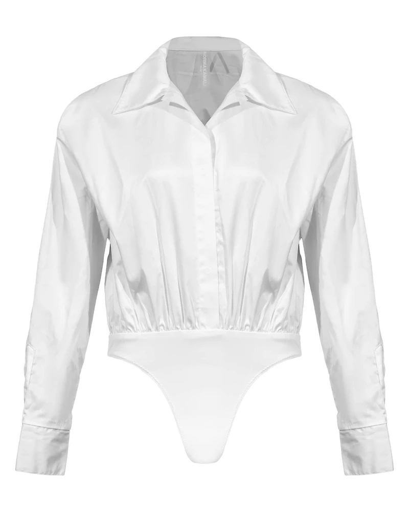 Boyfriend Shirt Bodysuit