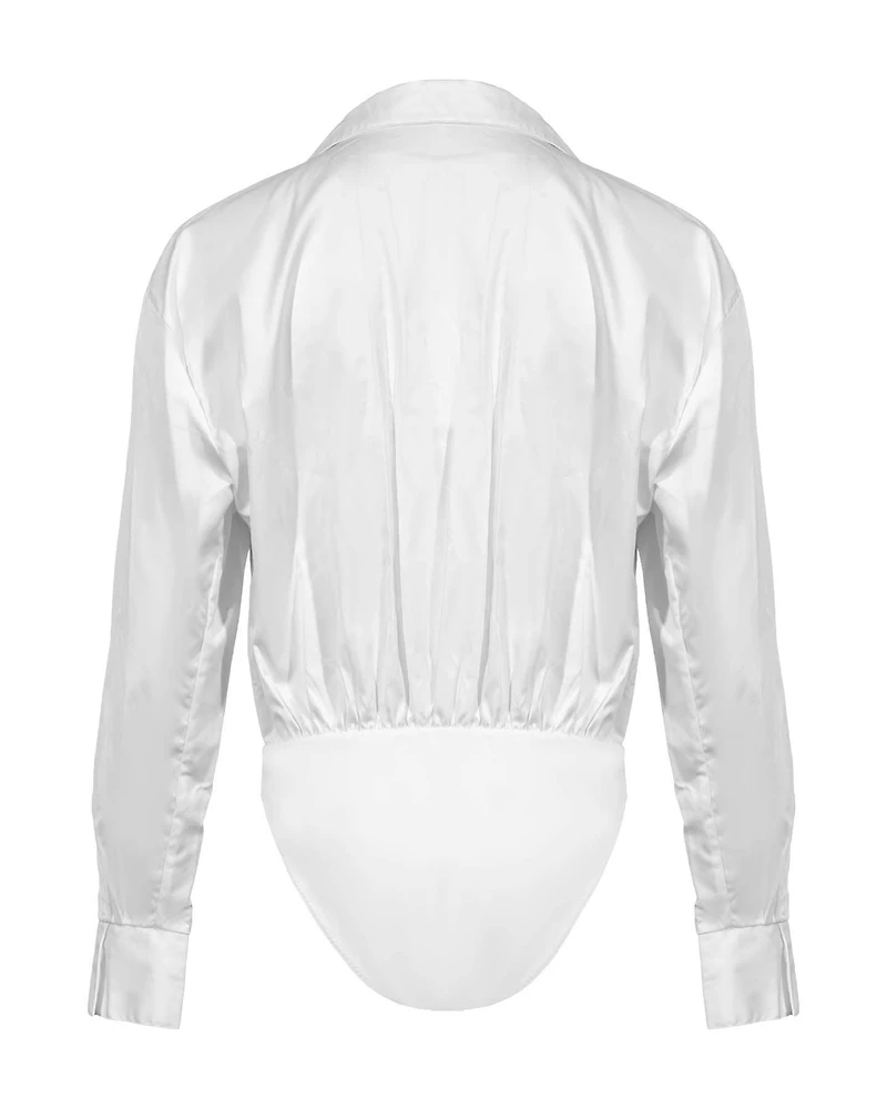 Boyfriend Shirt Bodysuit