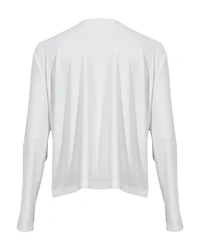 Norma Kamali Cropped V-Neck Top