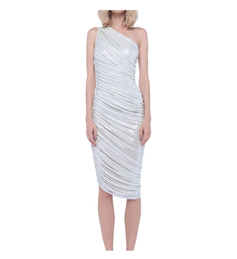 Norma Kamali Diana Dress Shiny Pearl