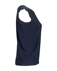 Drop Shoulder Sleeveless Top Midnight