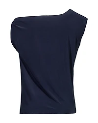 Drop Shoulder Sleeveless Top Midnight
