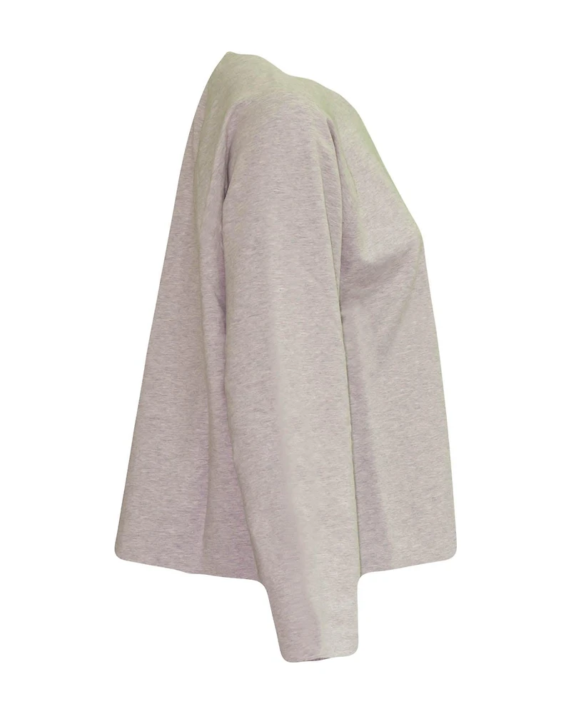 Drop Shoulder Sweatshirt Grey