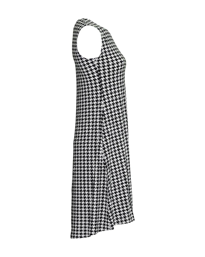 Large Check Swing Dress