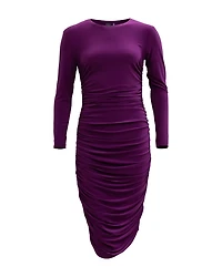 Longsleeve Shirred Dress