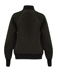 Quilted Bomber Jacket