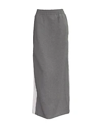 Side Stripe Boyfriend Sweatskirt