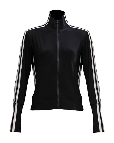 Side Stripe Zip Up Jacket