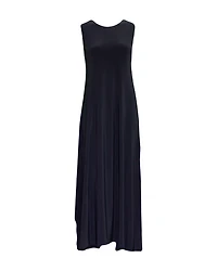 Sleeveless Long Swing Dress Pewter