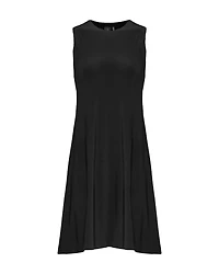 Sleeveless Swing Dress Black